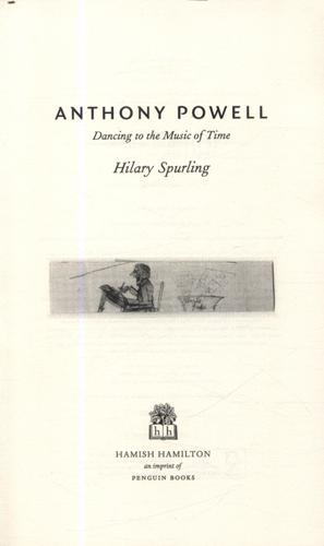 Anthony Powell Dancing to the Music of Time