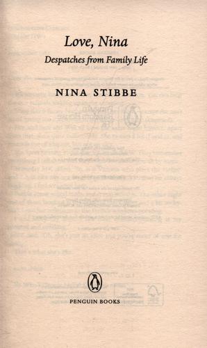 Love, Nina Despatches from Family Life 3 Love, Nina Despatches from Family Life