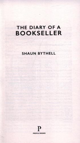 The Diary of a Bookseller