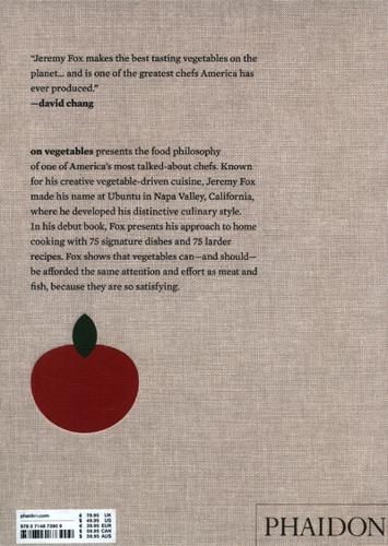 On Vegetables Modern Recipes for the Home Kitchen