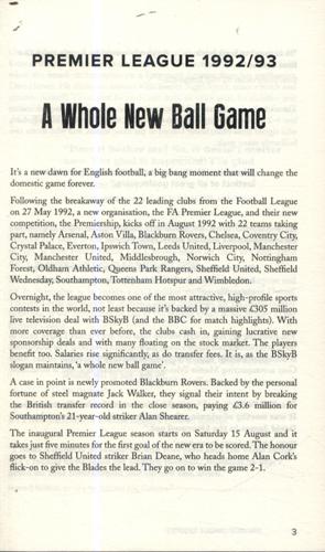 'You Can't Win Anything With Kids' A History of the English Premier League Told Through Quotes