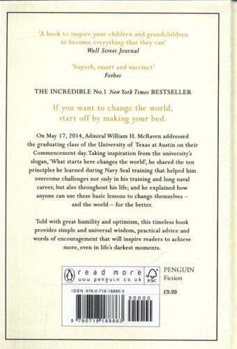 Make Your Bed Little Things That Can Change Your Life...and Maybe the World