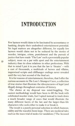 Law's Strangest Cases Extraordinary but True Stories from Over Five Centuries of Legal History 5 Law's Strangest Cases Extraordinary but True Stories from Over Five Centuries of Legal History