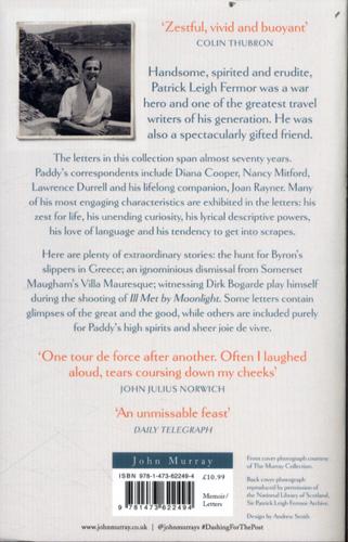 Dashing for the Post The Letters of Patrick Leigh Fermor