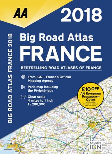 2018 Big Road Atlas France