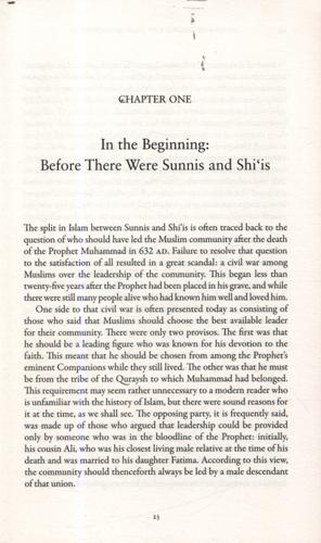 A Concise History of Sunnis & Shiis 6 A Concise History of Sunnis & Shiis