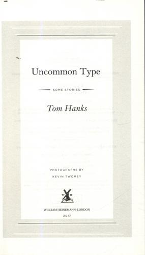 Uncommon Type Some Stories