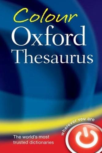 Colour Oxford Thesaurus 1 Colour Oxford Thesaurus