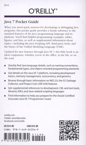 Java 7 Pocket Guide