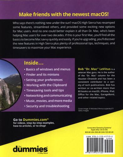 macOS High Sierra for Dummies