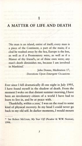 Every Third Thought On Life, Death and the Endgame