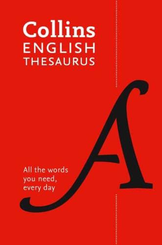 Collins English Thesaurus 1 Collins English Thesaurus