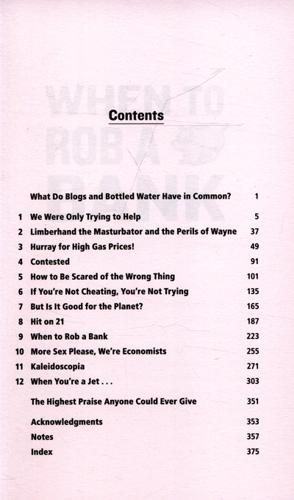 When to Rob a Bank A Rogue Economist's Guide to the World 4 When to Rob a Bank A Rogue Economist's Guide to the World