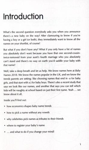 Baby Names 2018