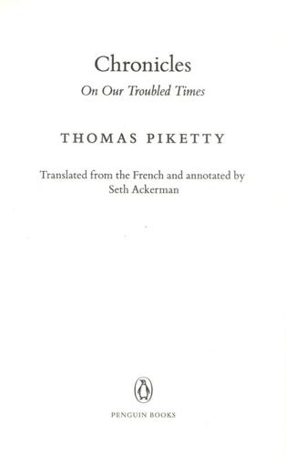 Chronicles On Our Troubled Times 3 Chronicles On Our Troubled Times