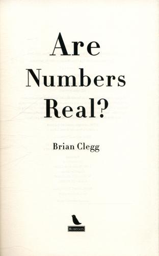Are Numbers Real? 3 Are Numbers Real?
